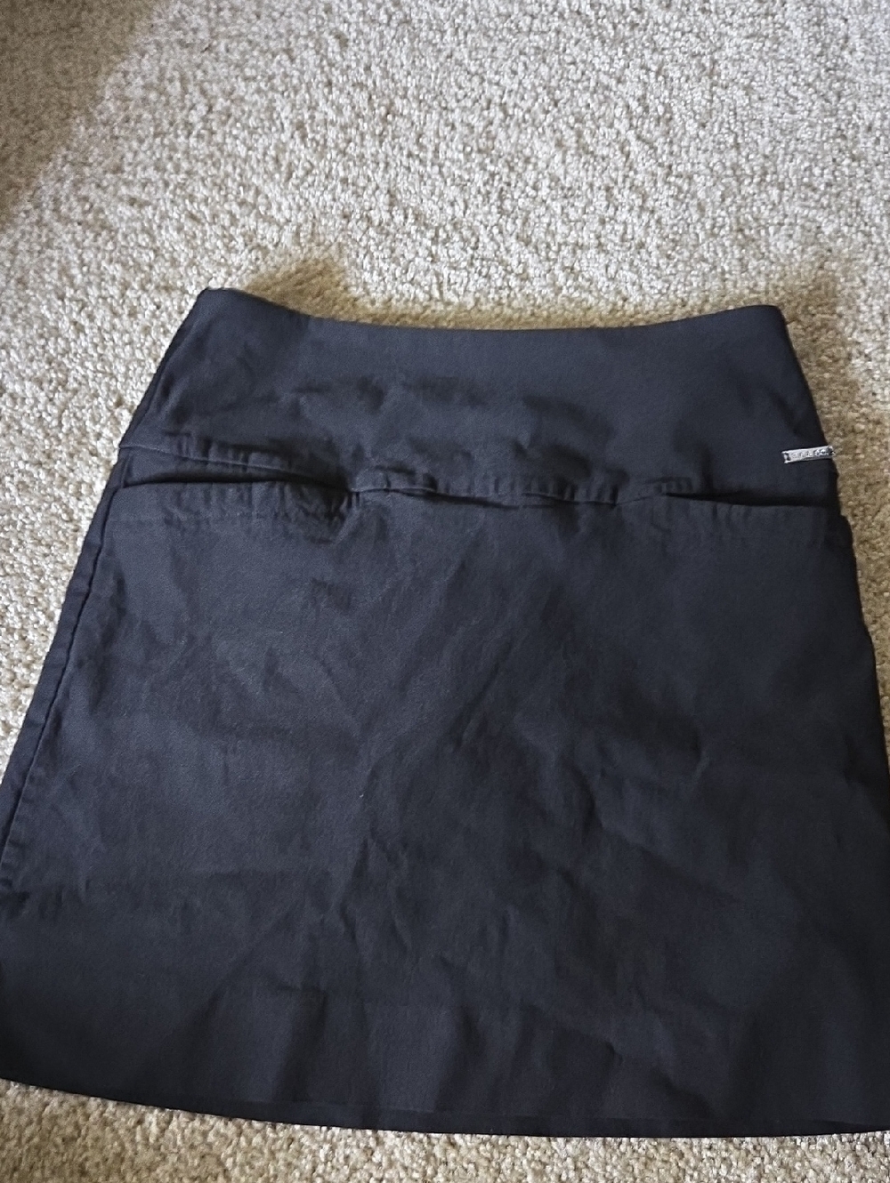 Black Women's Mini Skort - Athletic Style